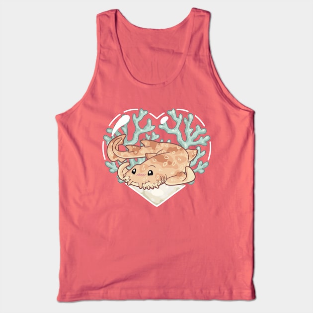 GRUB, the Wobbegong Shark Tank Top by bytesizetreasure